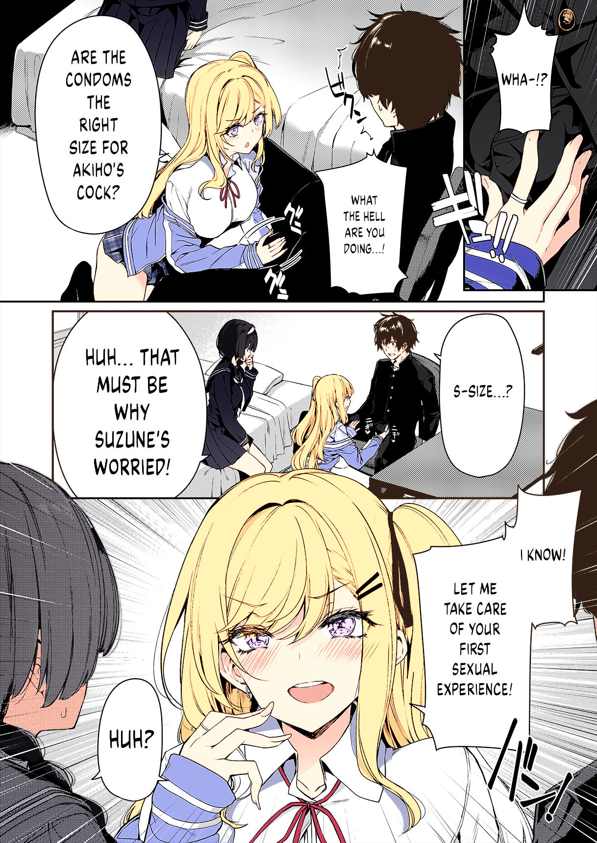 Hentai Manga Comic-A Story of the Asocial Couple And Gal Girls Sex Training-Read-10